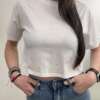 T-shirt brillar crop top - immagine 2