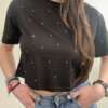 T-shirt brillar crop top - immagine 3