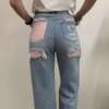 Jeans glitter strappi - immagine 3
