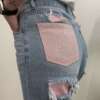 Jeans glitter strappi - immagine 2