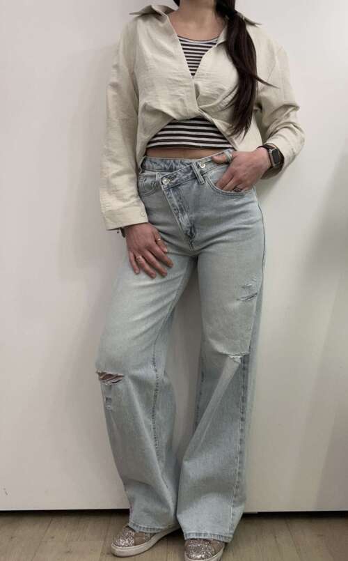 Alternative view of Camicia con top
