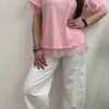Maglia con pizzo schiena