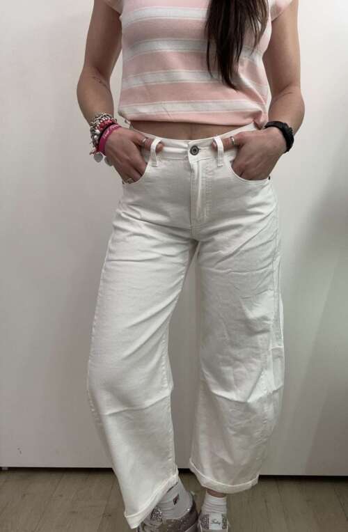 Jeans baggy bianco 1.0