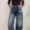 Jeans baggy strappato - immagine 4