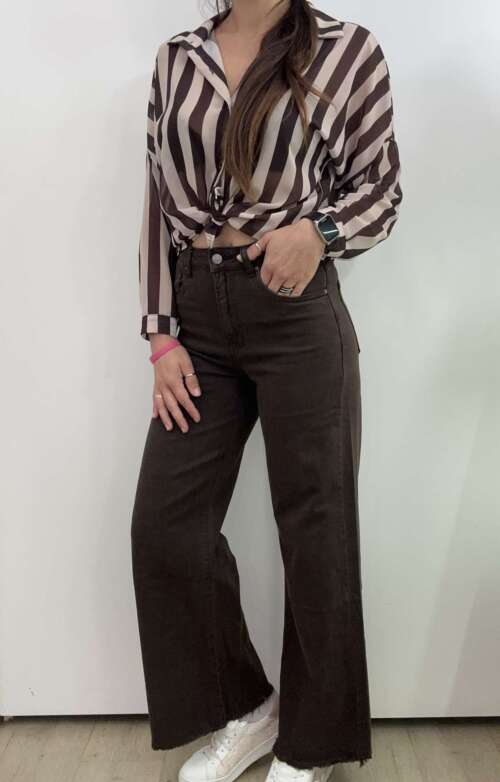Jeans sfrangiato