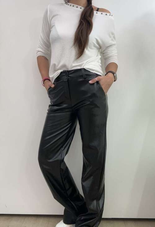 Pantalone ecopelle