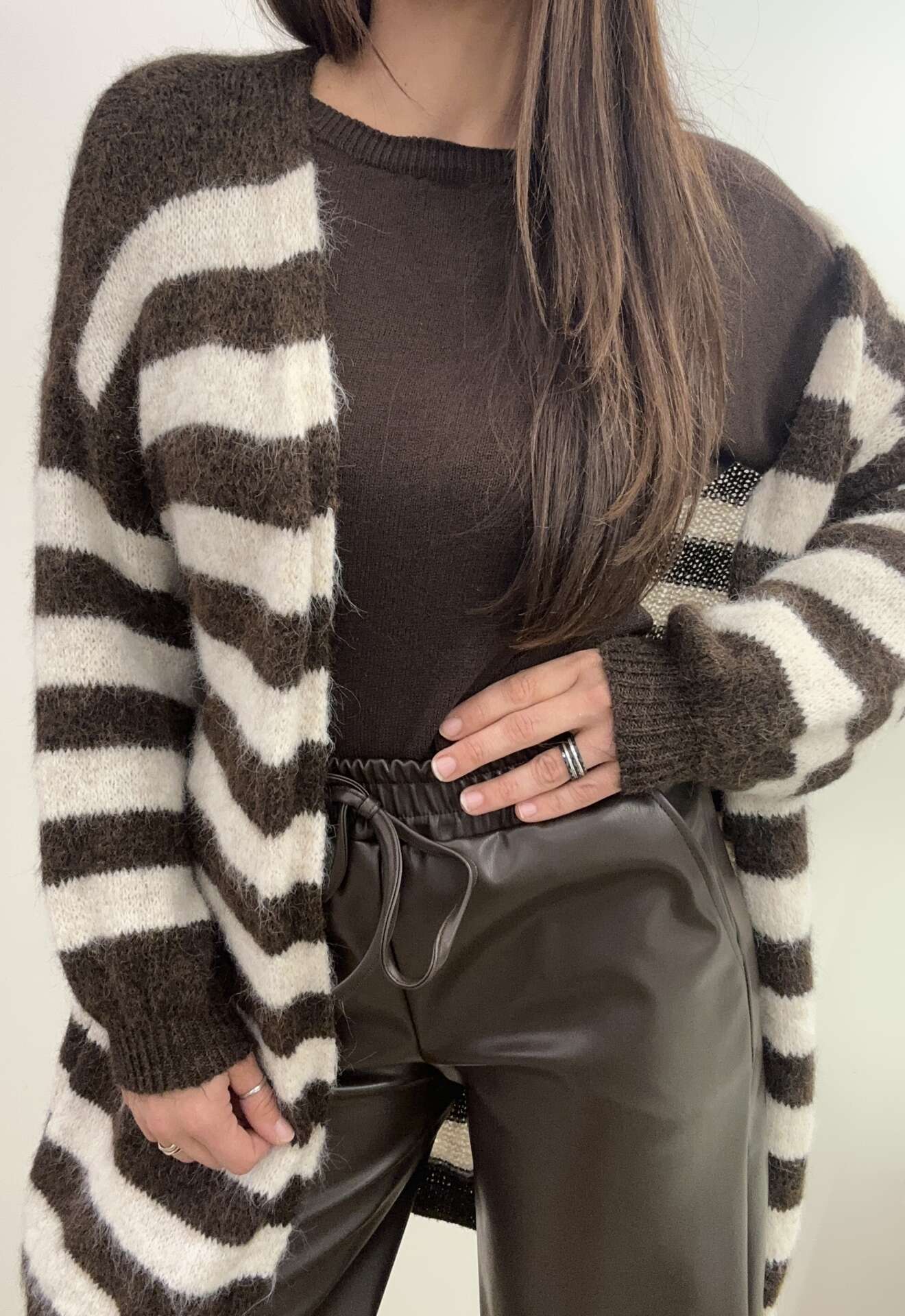 Cardigan righe 1.0